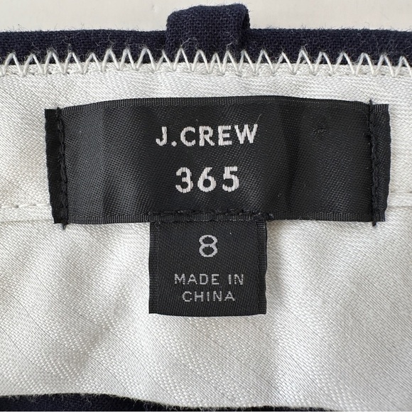 J. Crew 365 cropped trousers, high waisted, straight leg, stretch fabric - Picture 9 of 11